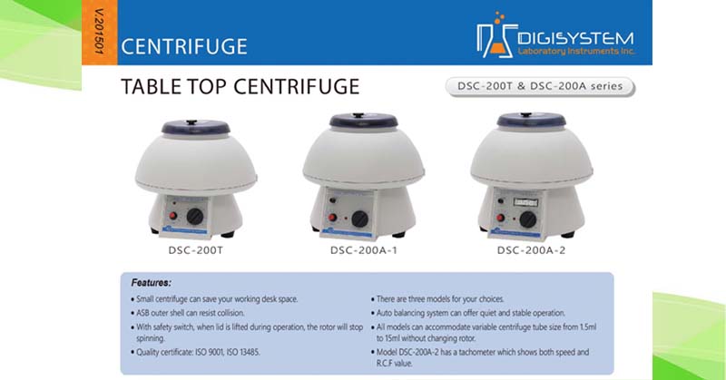 Table Top Centrifuge
